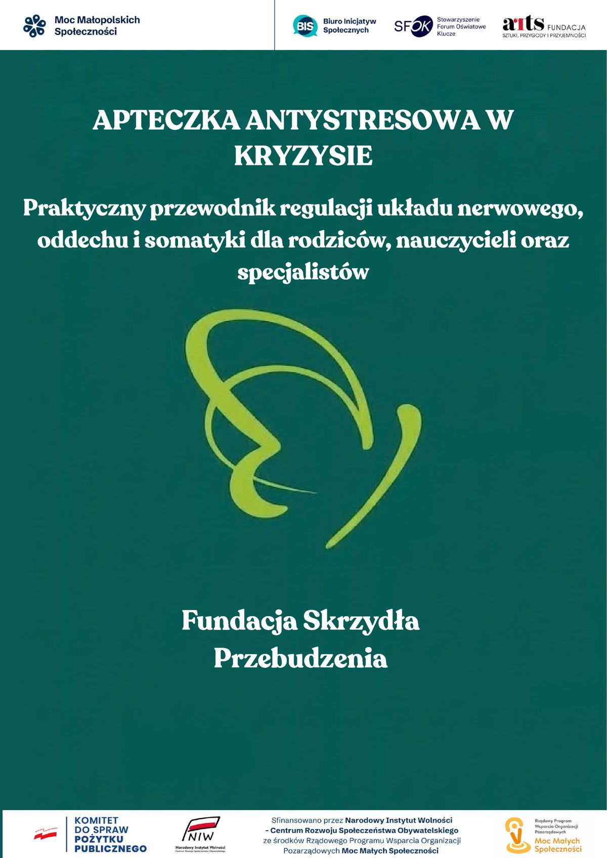 Okładka podręcznika „Apteczka antystresowa w kryzysie”